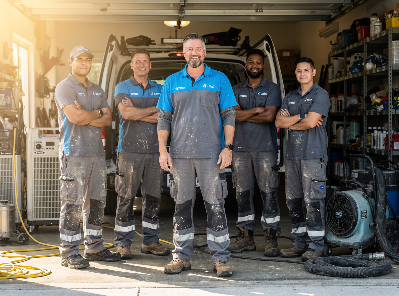 The John's Water Damage Restoration LLC team at work in Tampa