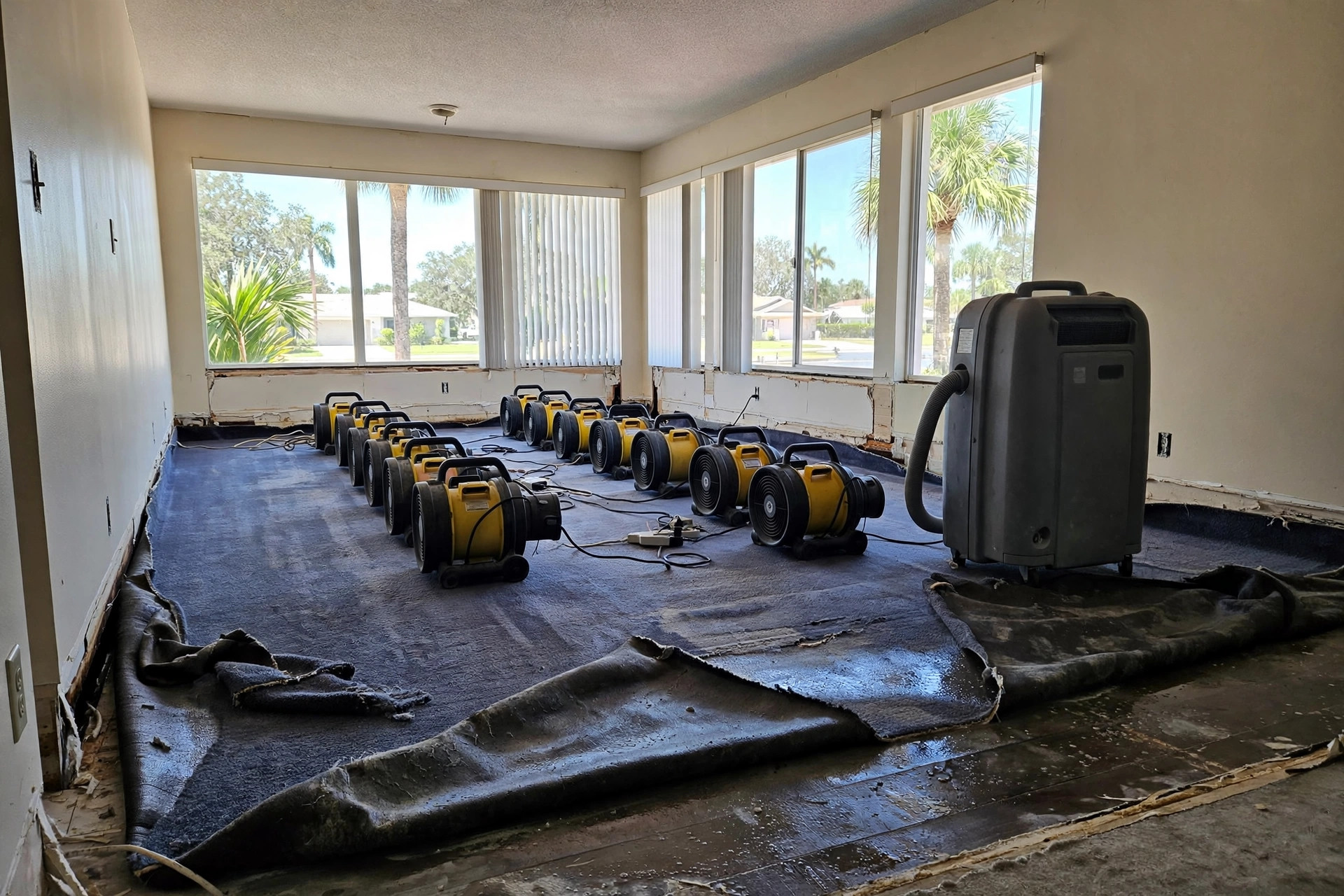 Drying Out Carpet After Bay Area Flooding
