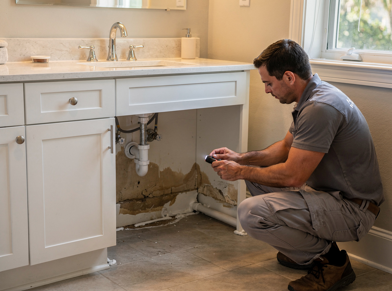 Preventing Repeat Leaks in Tampa Bathroom Vanities