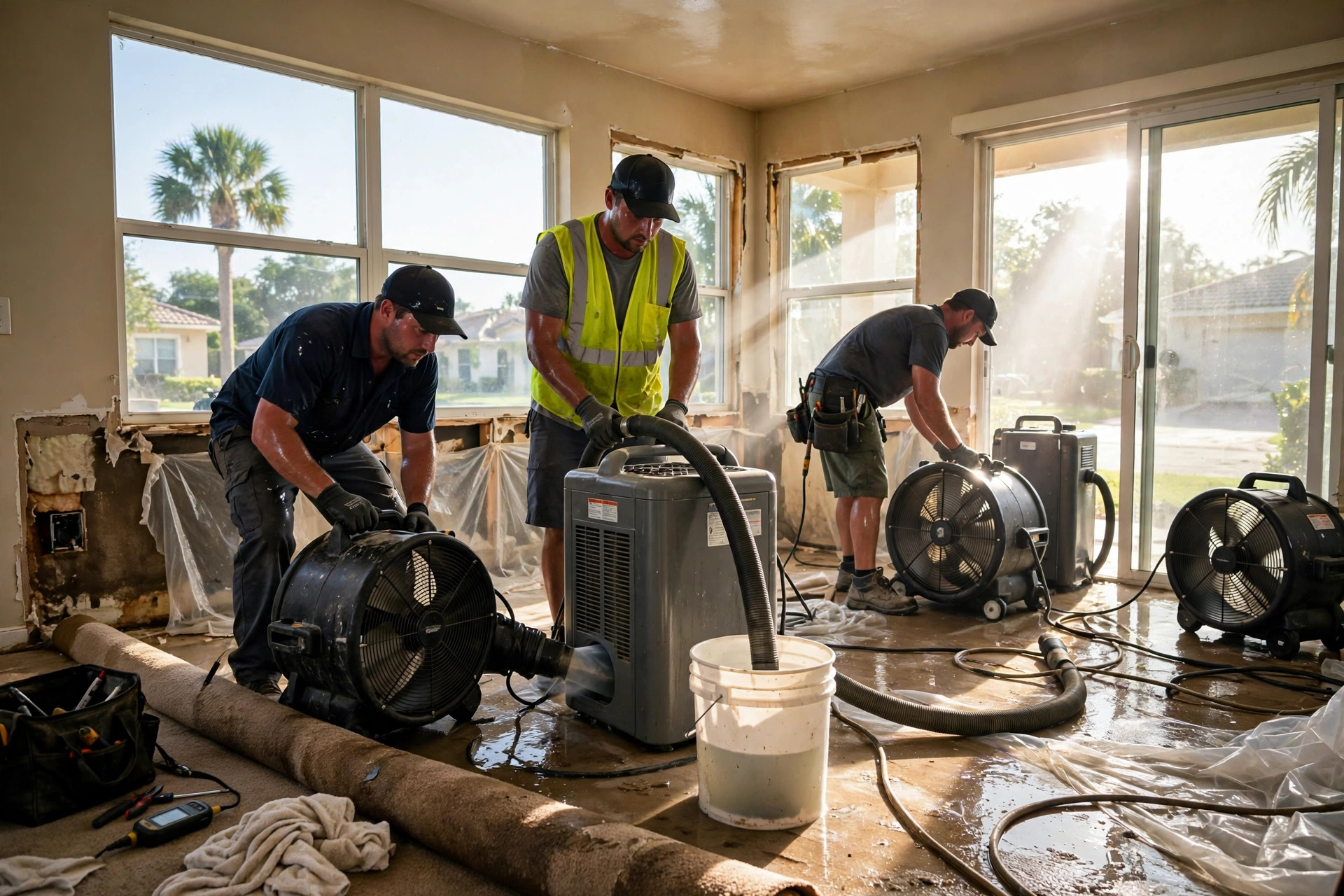 Timeline for Water Damage Restoration in Tampa Summer Heat