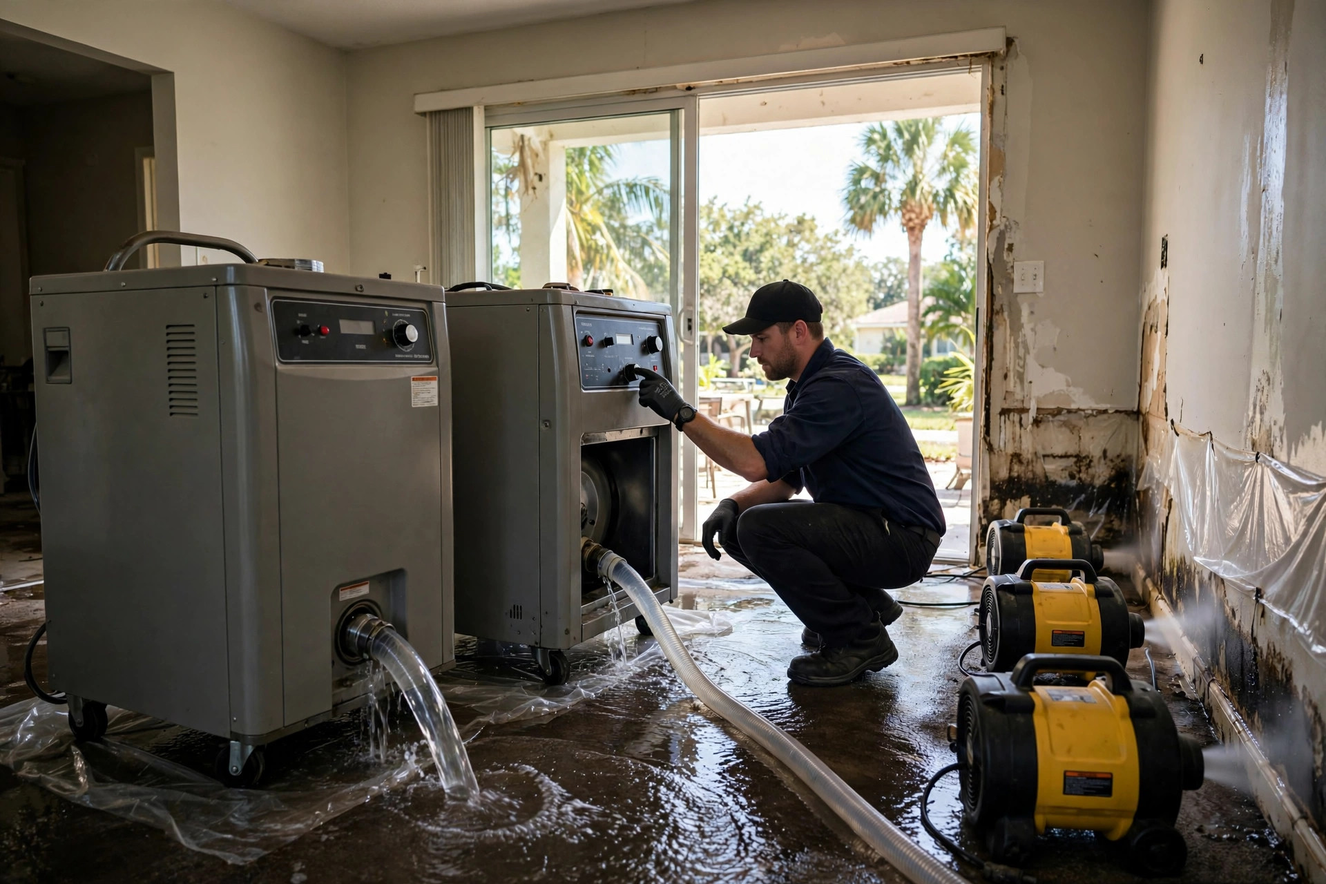 Using Dehumidifiers Effectively in Tampa Water Restoration