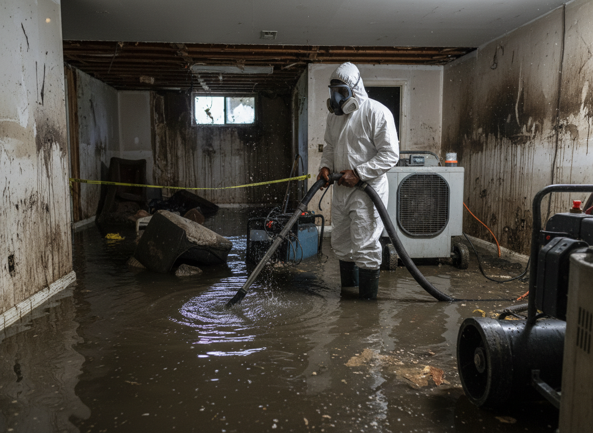 Black Water Damage Restoration in Tampa