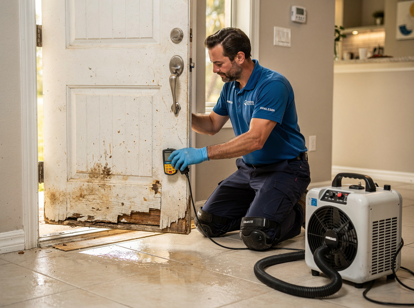 Door Water Damage Restoration in Tampa