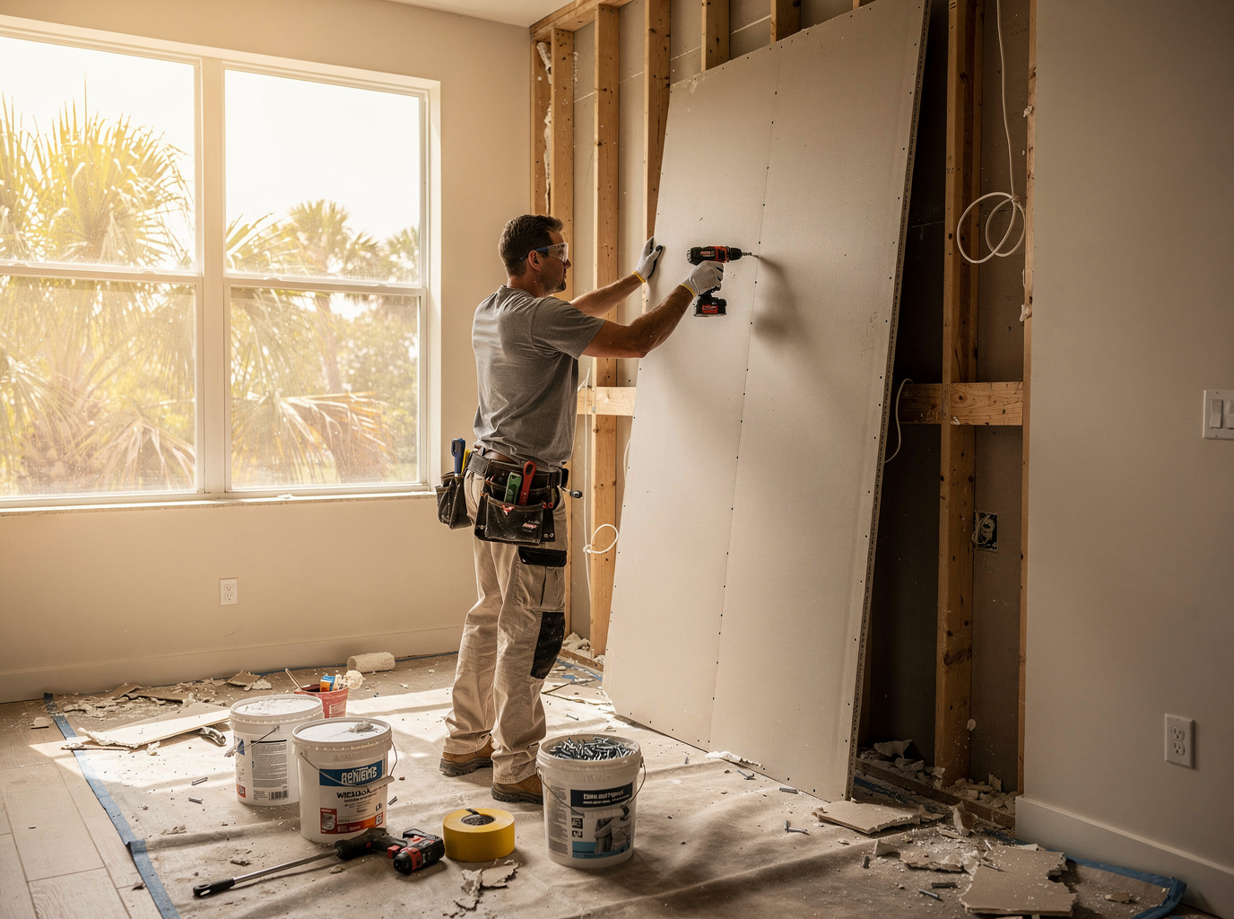 Drywall Replacement in Tampa
