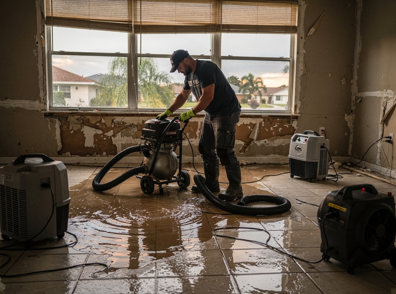 Storm Damage Water Removal in Tampa