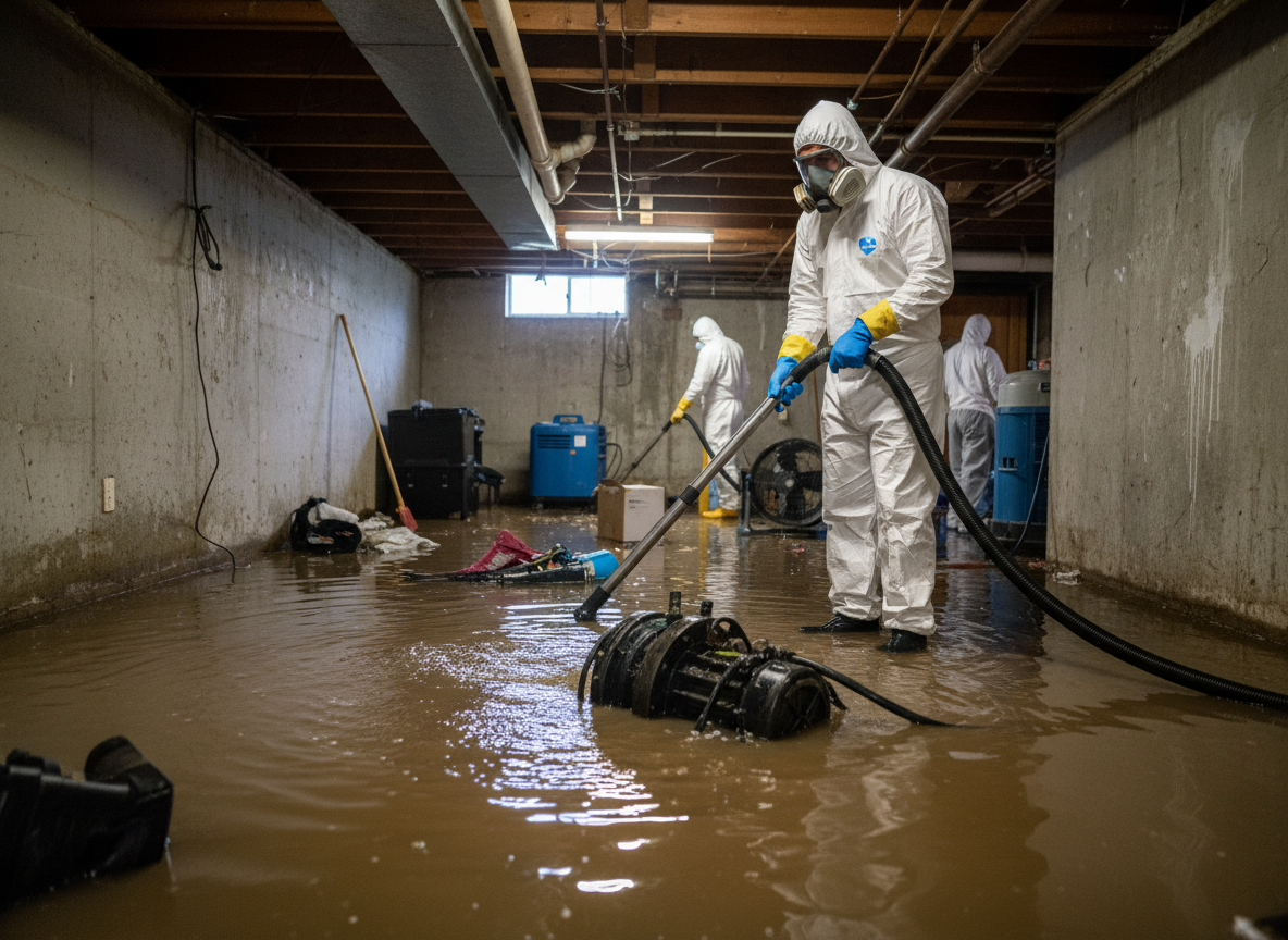 Sump Pump Failure Cleanup in Tampa